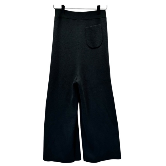 Marimekko Uniqlo High Rise Wide Leg Pants Trousers Wool blend Pull On Crop XS - Picture 2 of 16